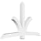 Ekena Millwork Davenport Architectural Grade PVC Gable Bracket, 96"W x 60"H x 6"D x 6"F, 15/12 Pitch GBP096X60X0606DAV00 - alternate 1